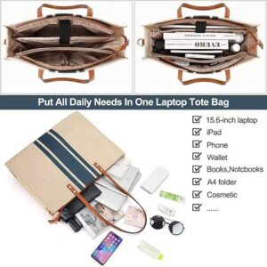 Men's Tote Bag with Multiple Pockets - Laptop, Documents, Accessories