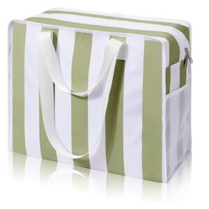 Portable insulated lunch bag for picnic or travel
