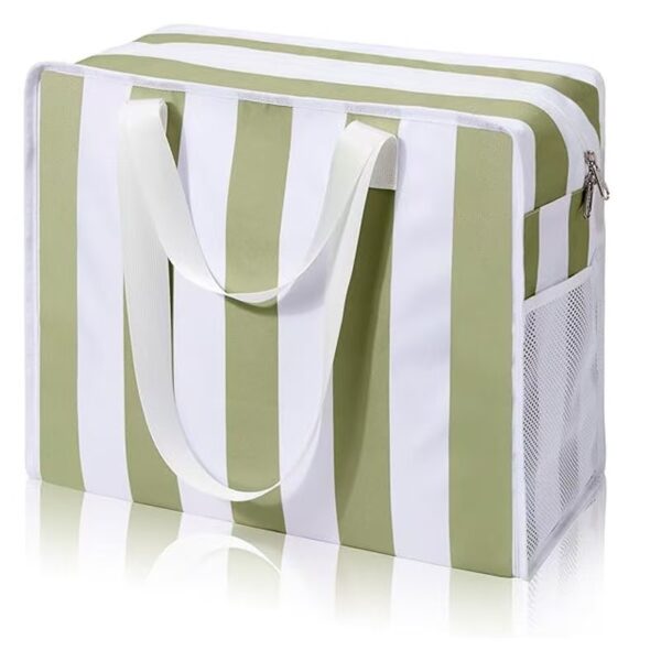Portable insulated lunch bag for picnic or travel